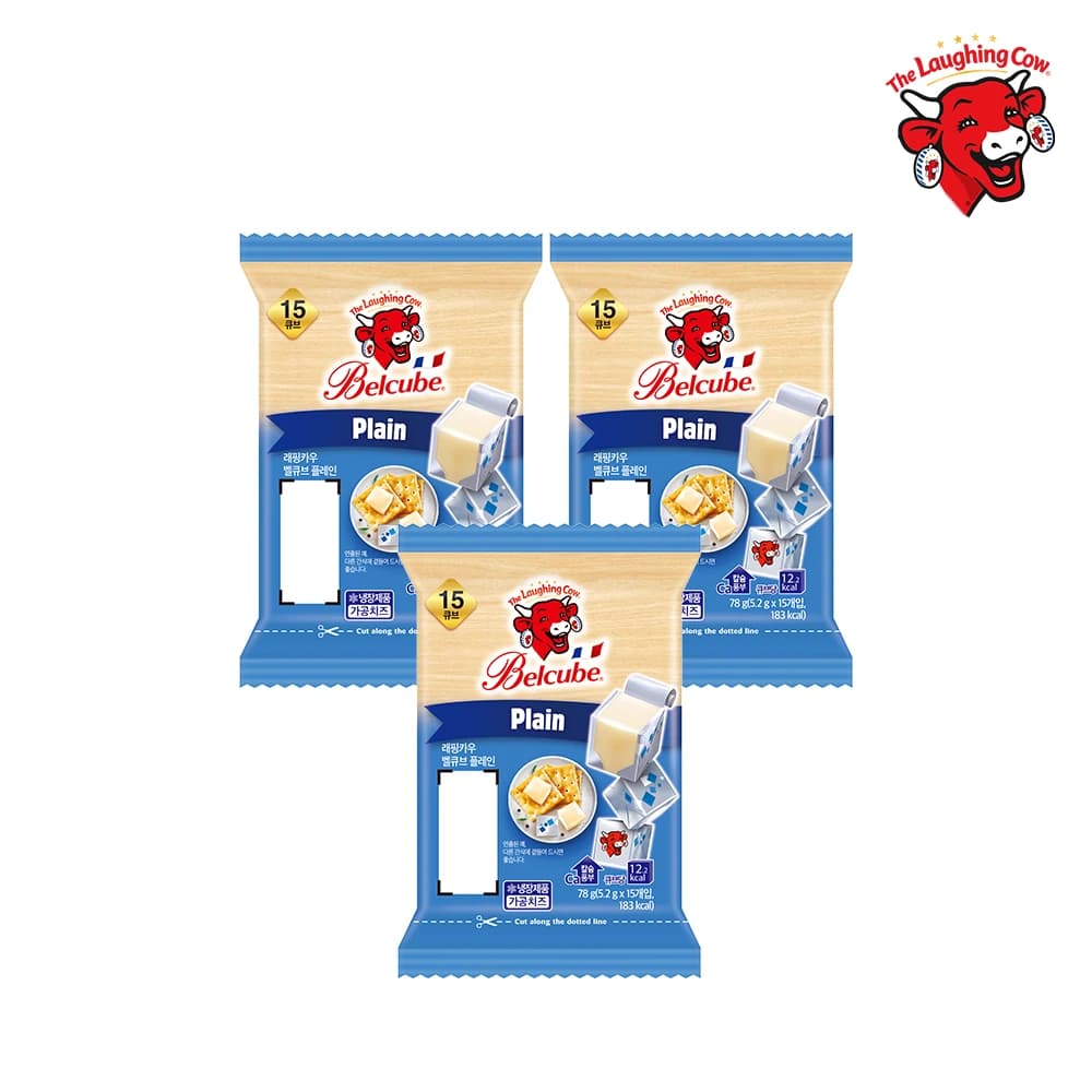 벨큐브15큐브 플레인 78g x 3팩(총 234g) (업체별도 무료배송)