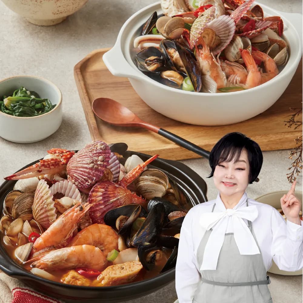 빅마마 이혜정의 해물탕 2종 1.2kg x 4팩