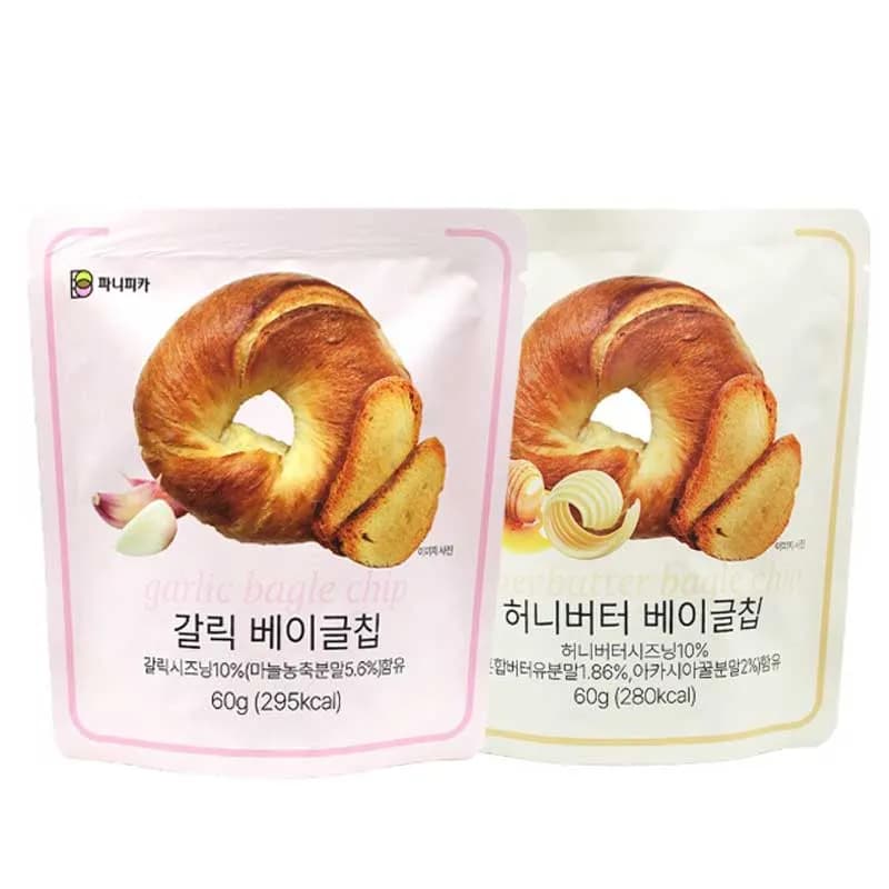 보성 파나피카 베이글칩 허니버터 갈릭맛 10개