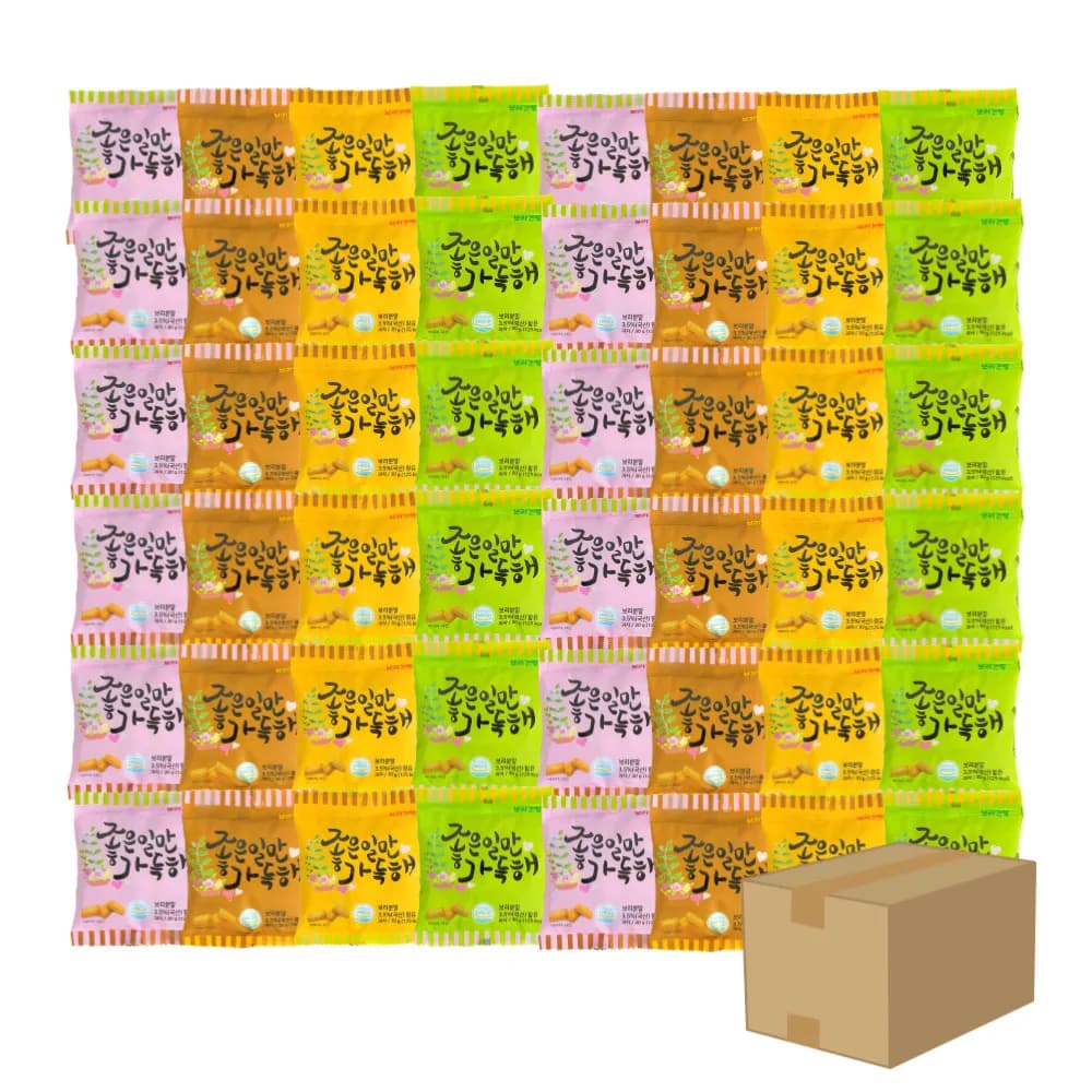 미니 보리 건빵 곡물과자 30g x 100봉(업체별도 무료배송)