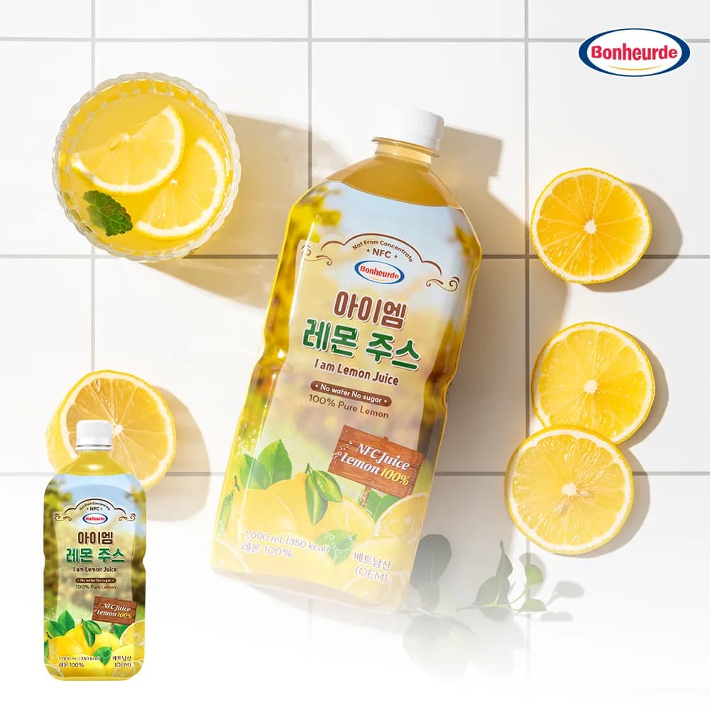 아이엠 레몬원액 1L 레몬50개 100% NFC착즙 6개이상 구매가능