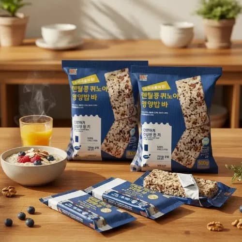 렌틸콩 퀴노아 영양밥 바 500g(100g*5개입) x 5개 (총 2.5kg) (총 25개)