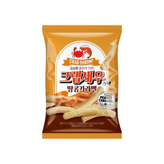 크랩 새우 스낵 땅콩카라멜 60g x 16봉 1박스
