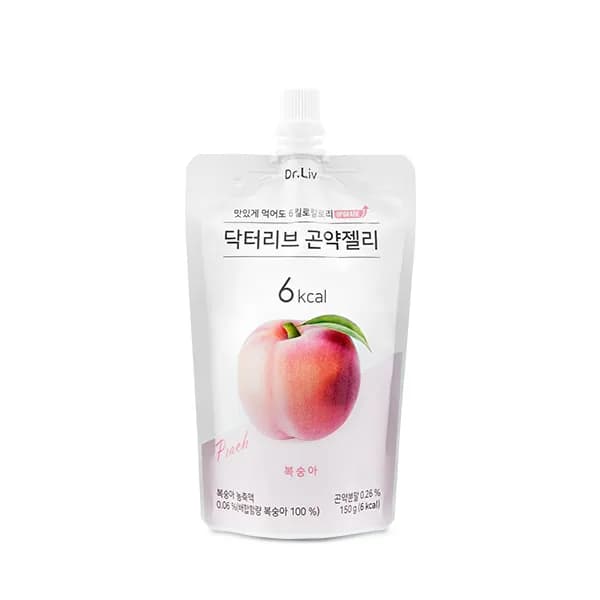 닥터리브 곤약젤리 복숭아맛 150g x 10팩 총 1.5kg