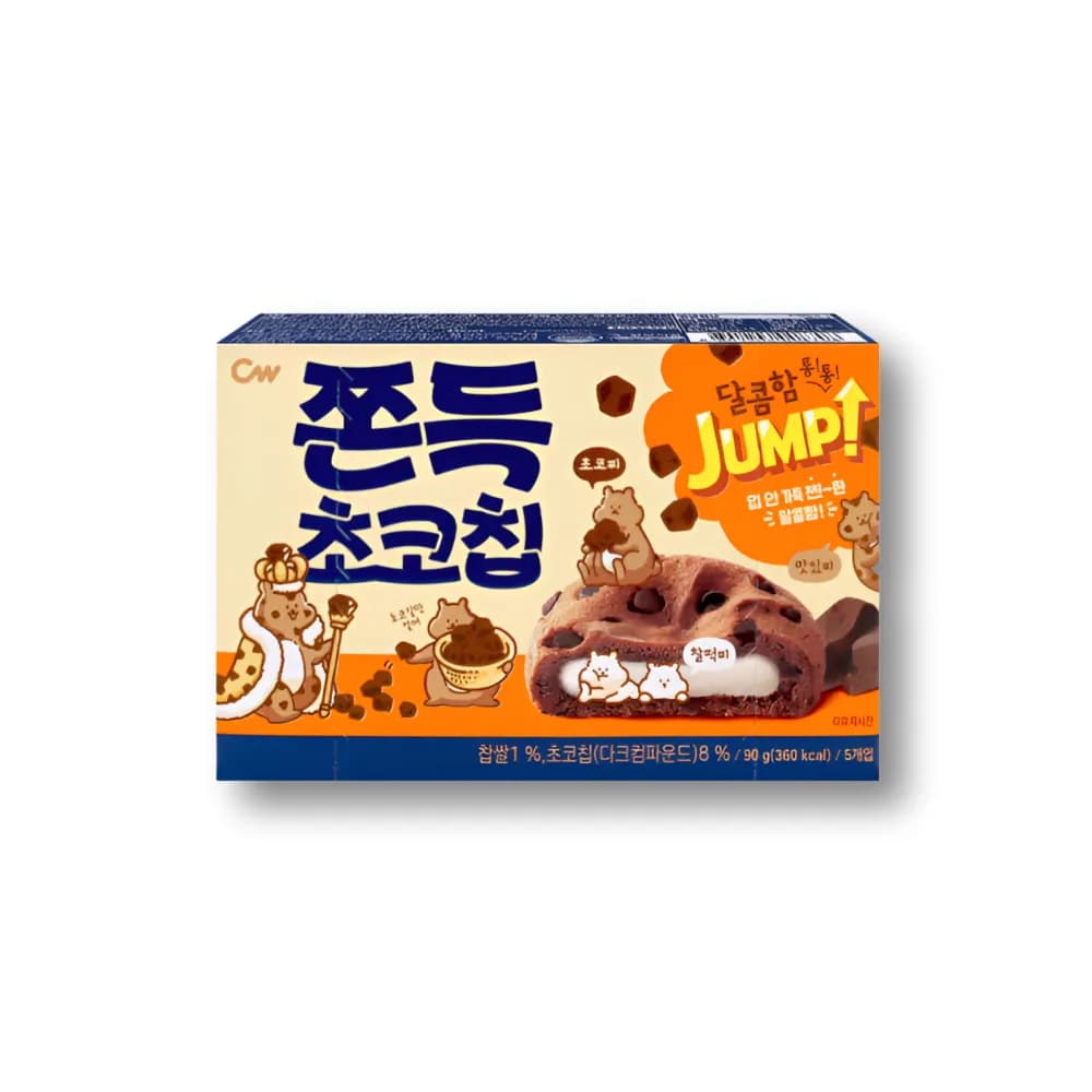 청우식품 쫀득 초코칩 90g x 12개 (총 1080g)