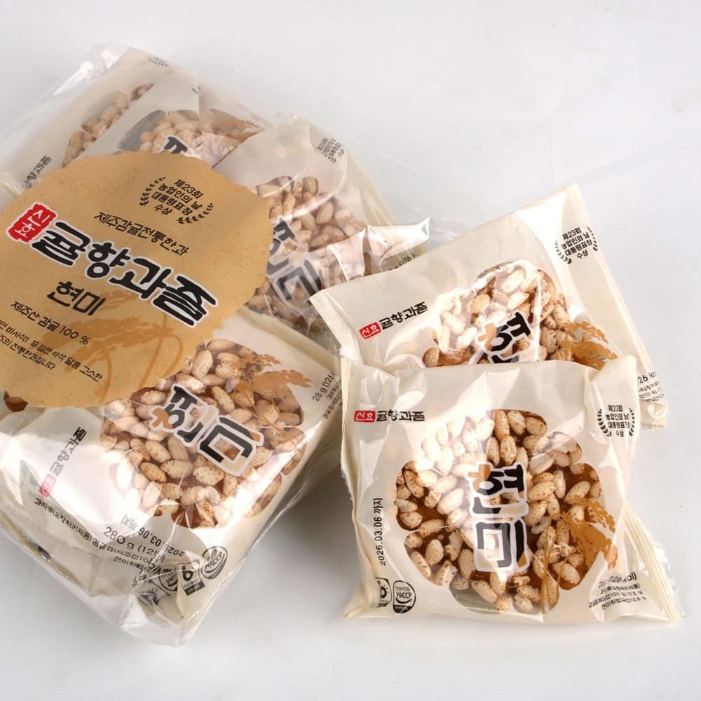 제주신효귤향과즐 전통한과 현미과즐 (업체별도 무료배송)