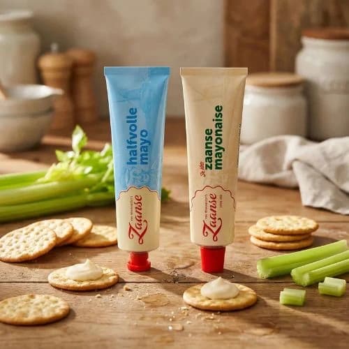 네덜란드 잔스 하프 마요네즈 튜브형 170ml