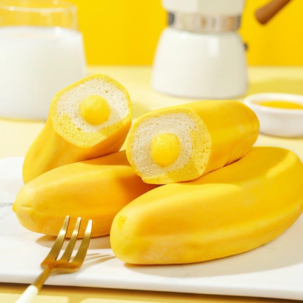 달콤한 바나나크림 바나나빵 70g x 8개 (개별포장) (2개이상 구매가능) (업체별도 무료배송)