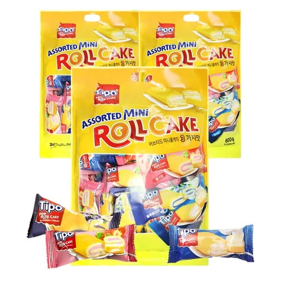 티포 어쏘티드 미니롤케이크 600g x 3개