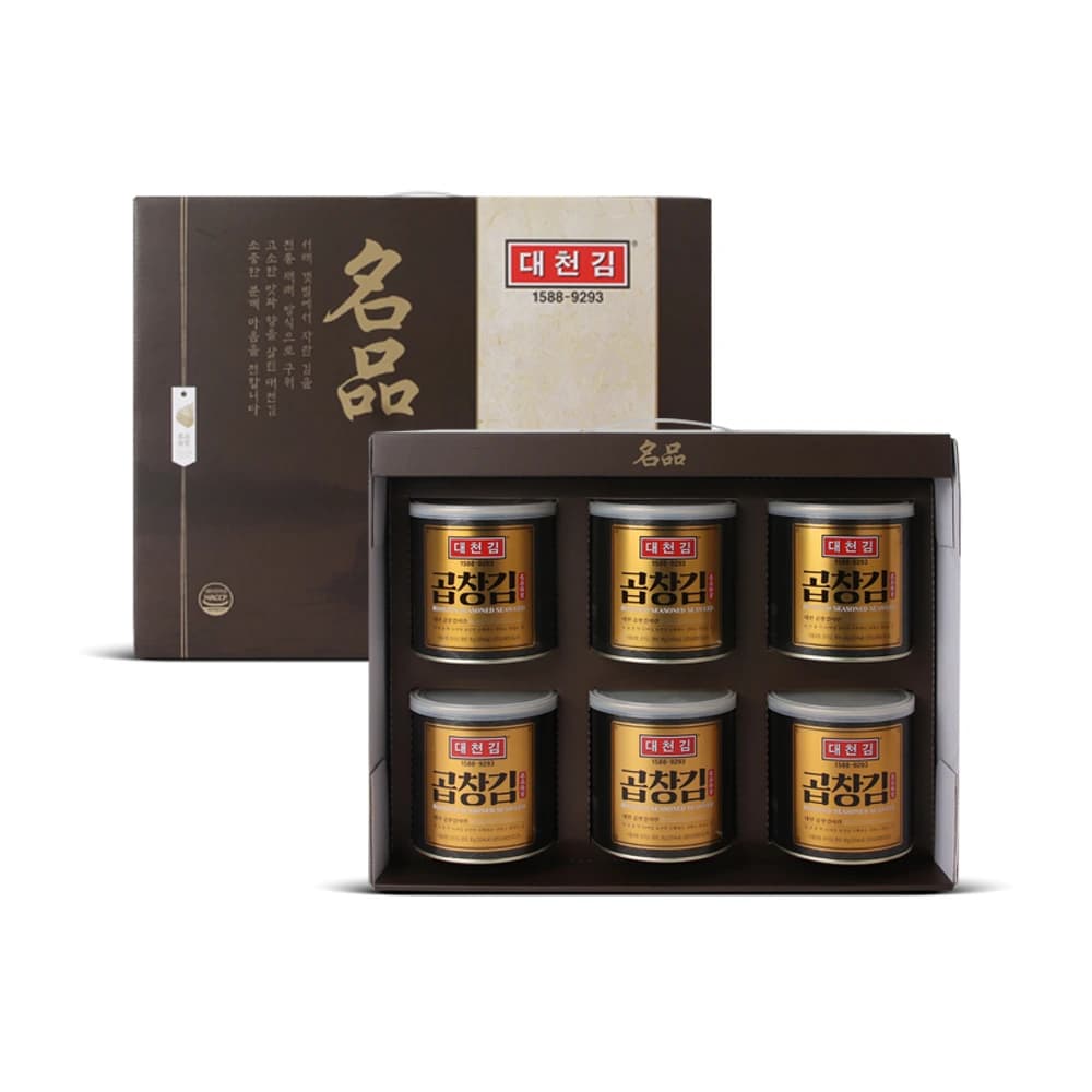 곱창김 명품 캔김 선물세트 6캔