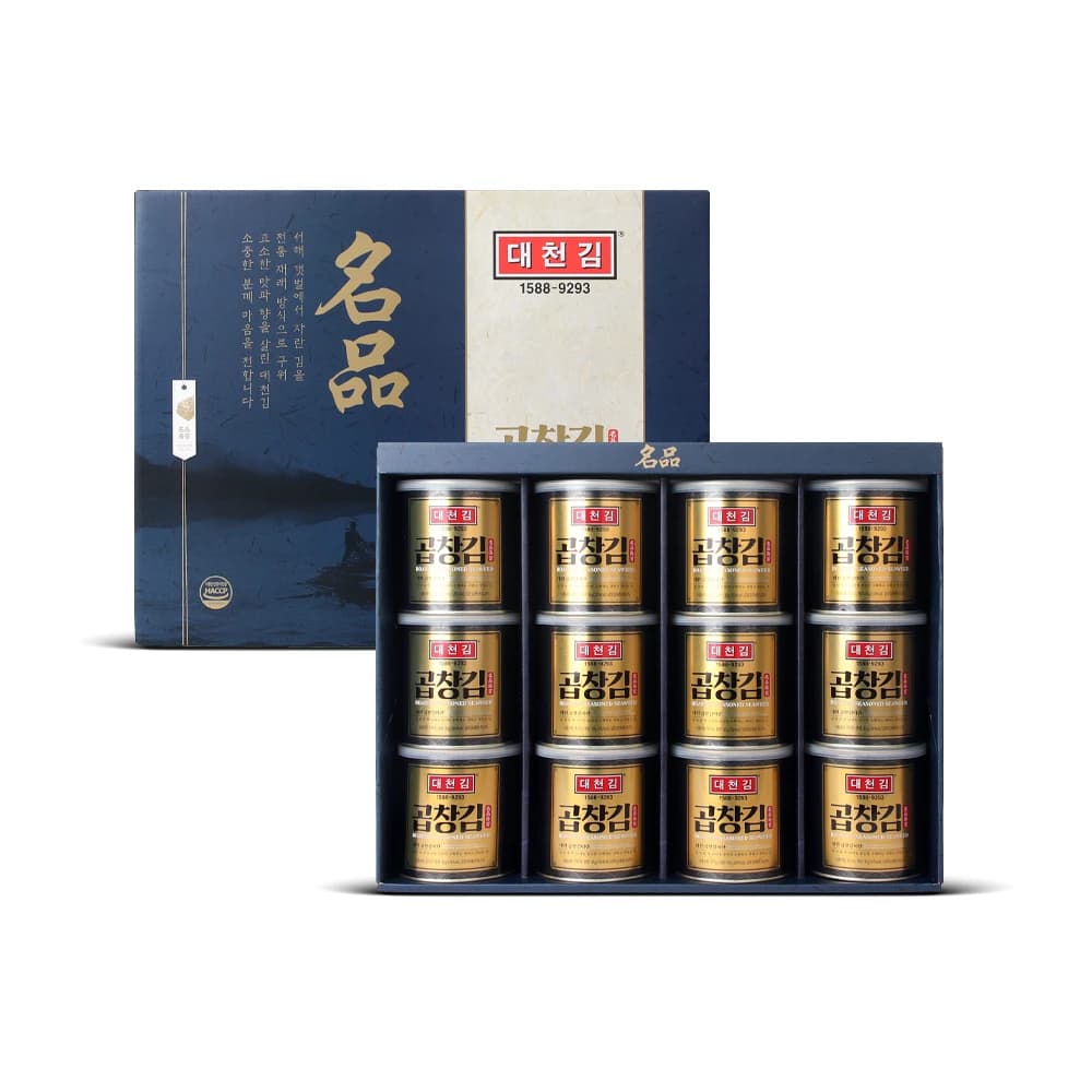 곱창김 명품 캔김 선물세트 12캔