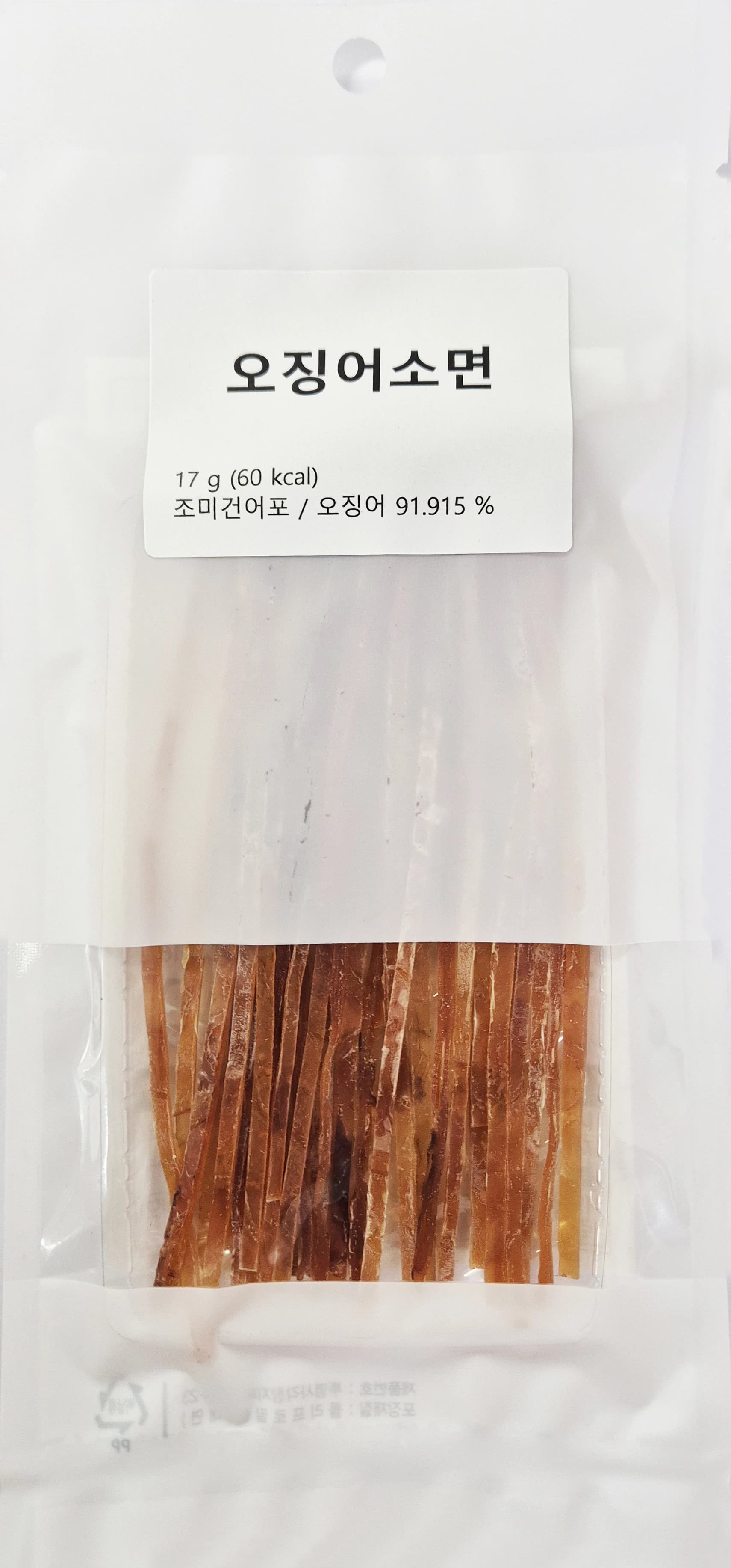 썬푸드 오징어소면 17g X 5봉입 (업체별도 무료배송)