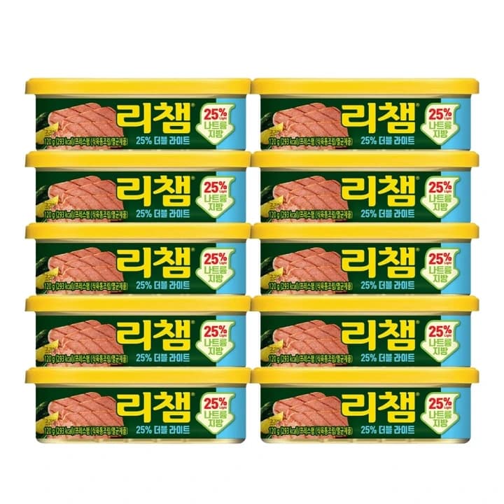 동원 리챔 더블라이트 120g x 10캔/20캔 (업체별도 무료배송)