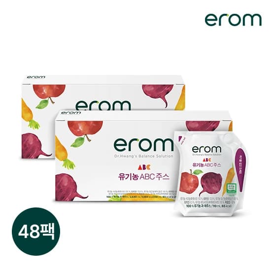 유기농abc주스 110ml*24팩 x 2박스 (업체별도 무료배송)