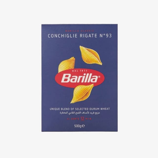 바릴라 콘킬리에 리가테 파스타면 500g