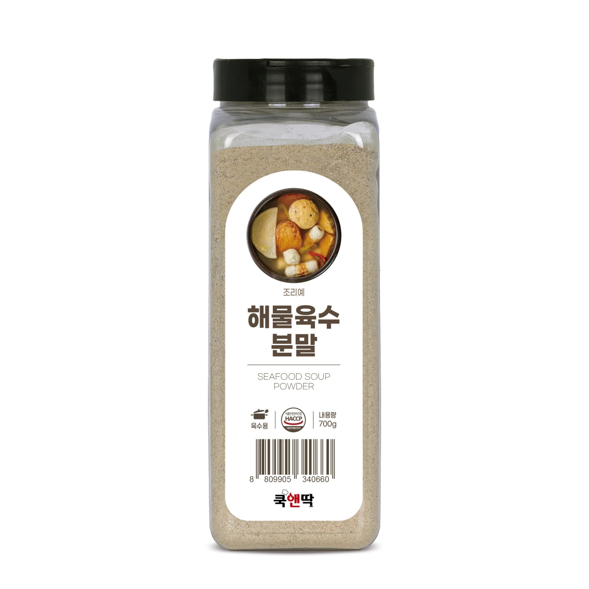 쿡앤딱 해물육수 분말 700g