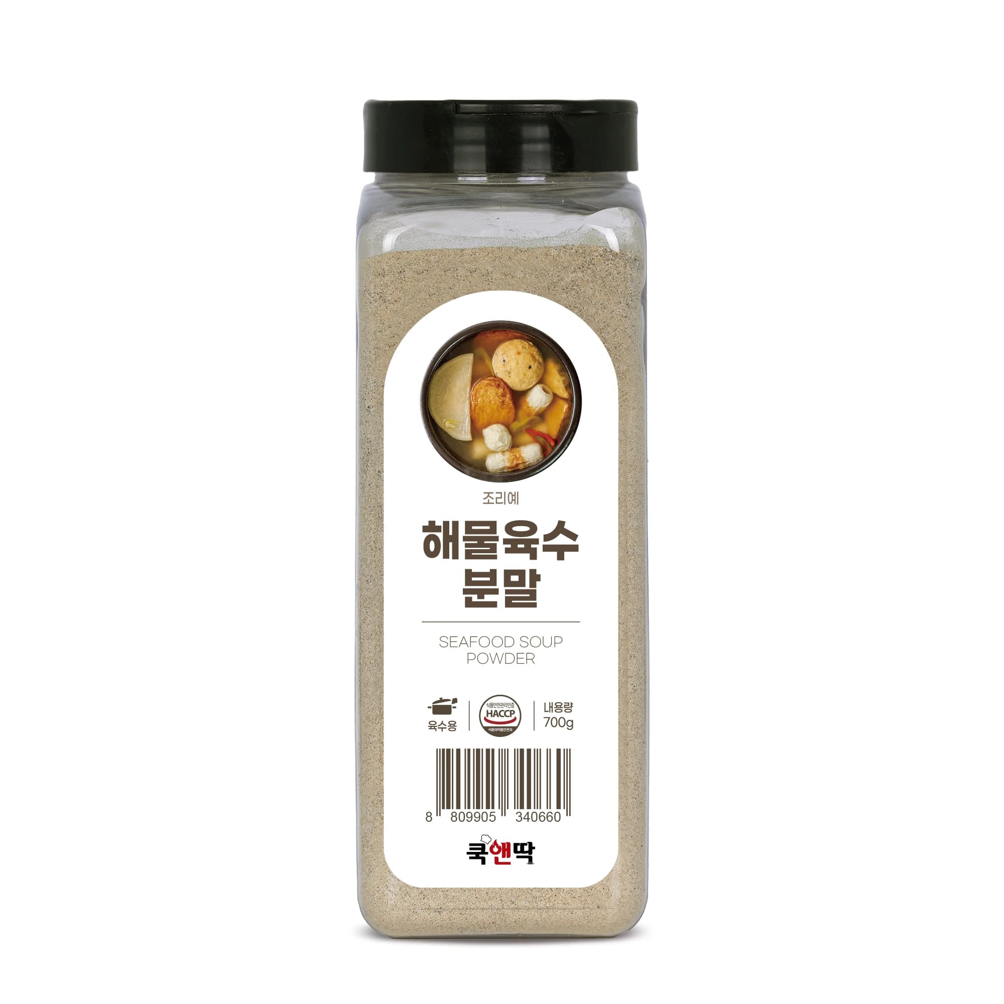 쿡앤딱 해물육수 분말 700g