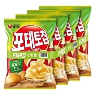 포테토칩 4번들 160g
