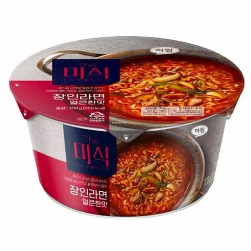 장인라면 얼큰한맛 큰컵 106g