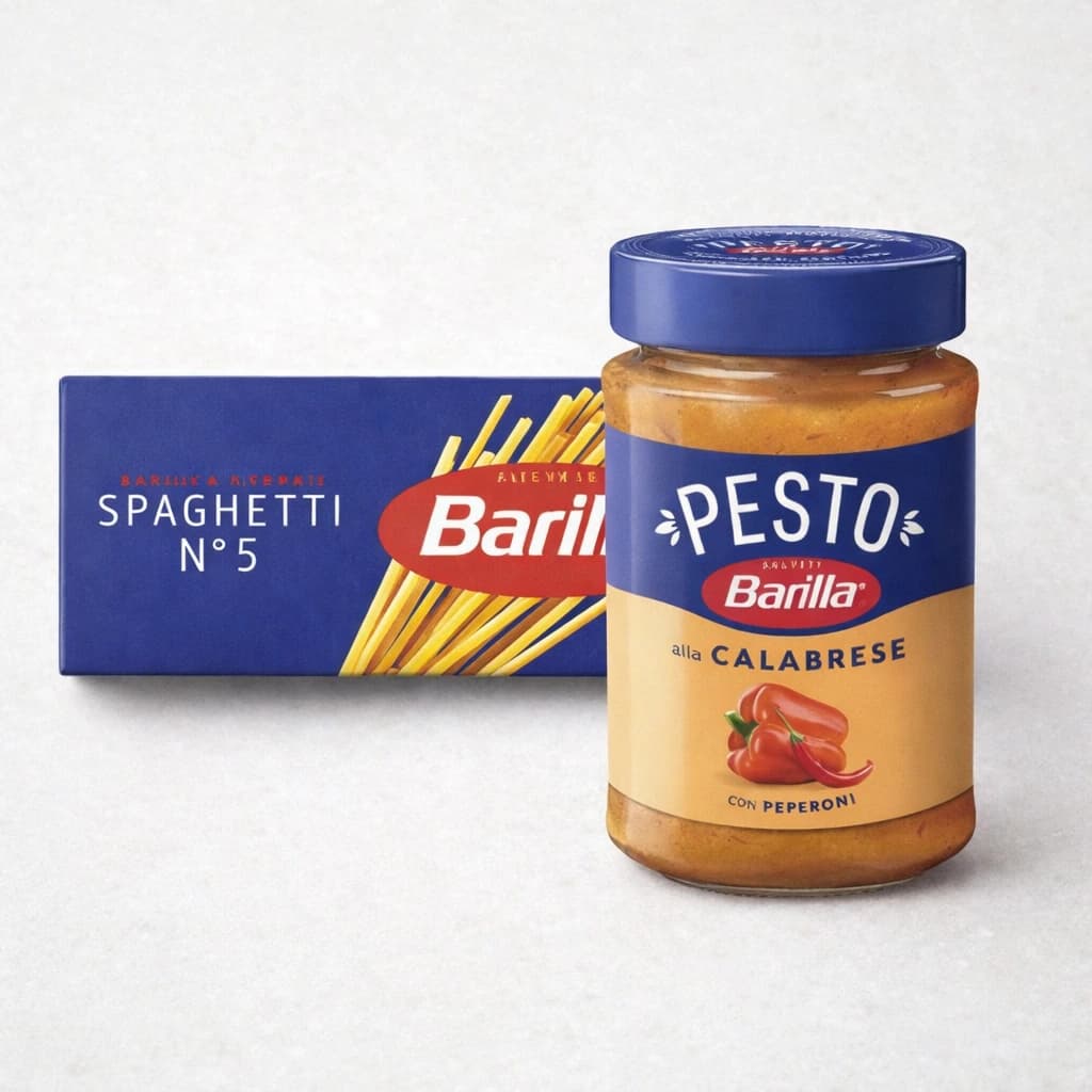 [바릴라] 스파게티 면 500g + 깔라브레제 페스토 190g