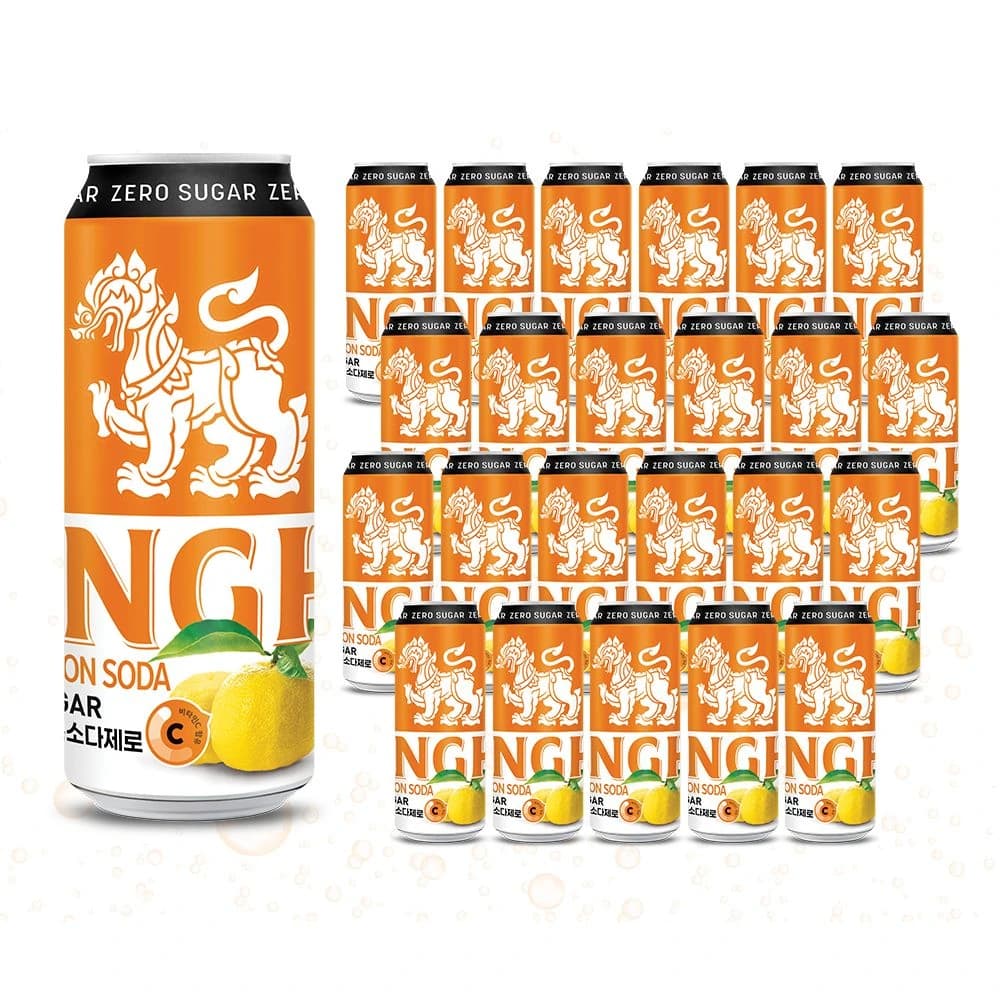레몬 유자소다 제로 330ml 24캔