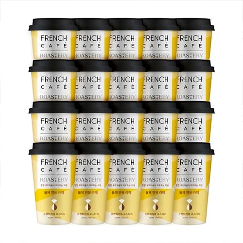 프렌치카페 돌체연유 라떼 컵커피 250ml x 20개 (업체별도 무료배송)