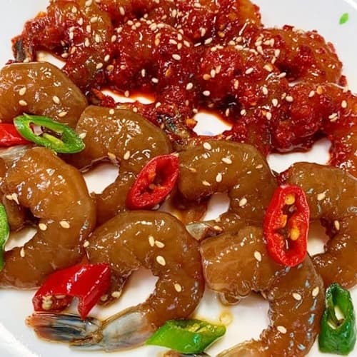 쫄깃탱글 깐새우장(양념/간장) 500g x 2통 (떠리무료배송)[막주는신선]