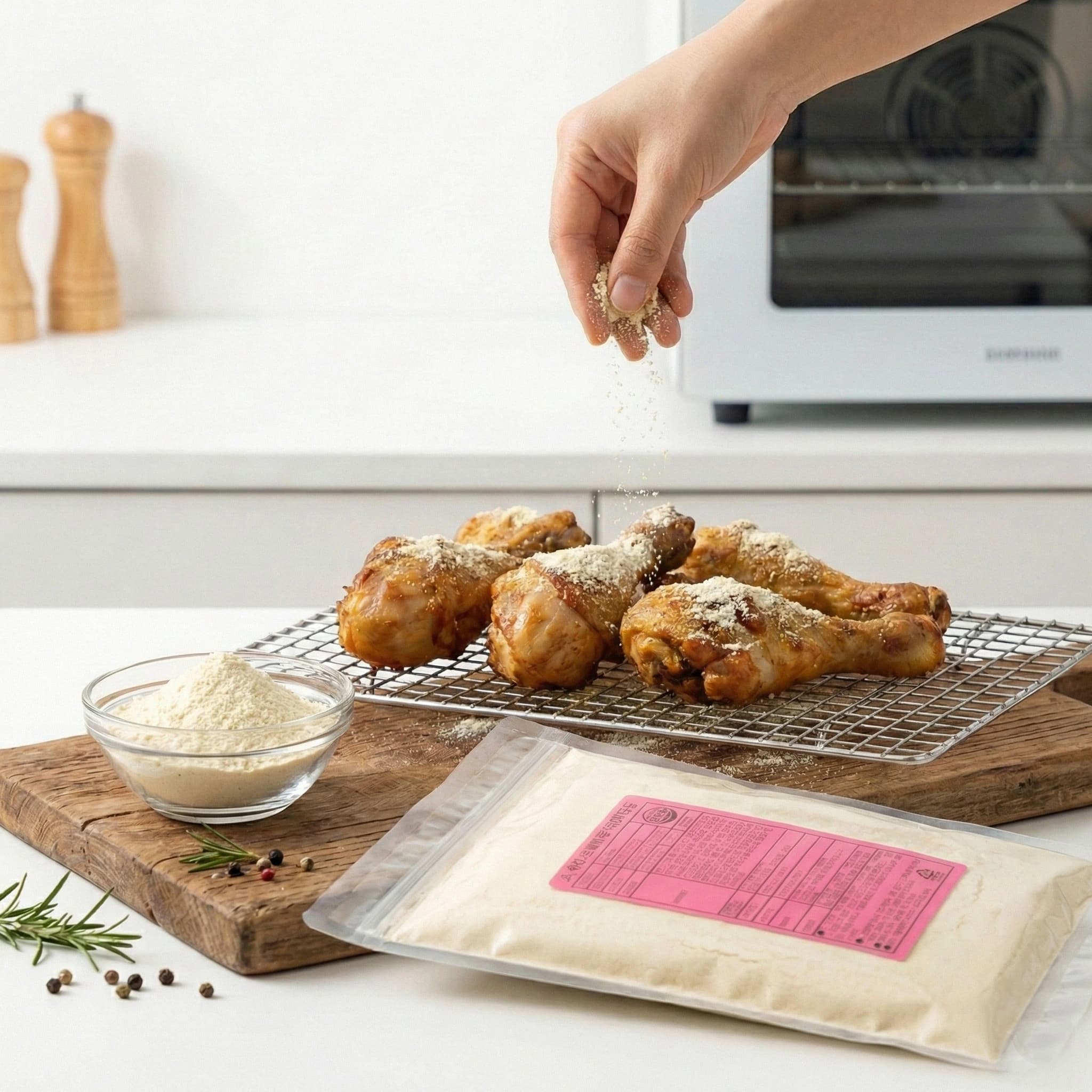 베이크 치킨 파우더 500g (10개이상 구매가능) (업체별도 무료배송)