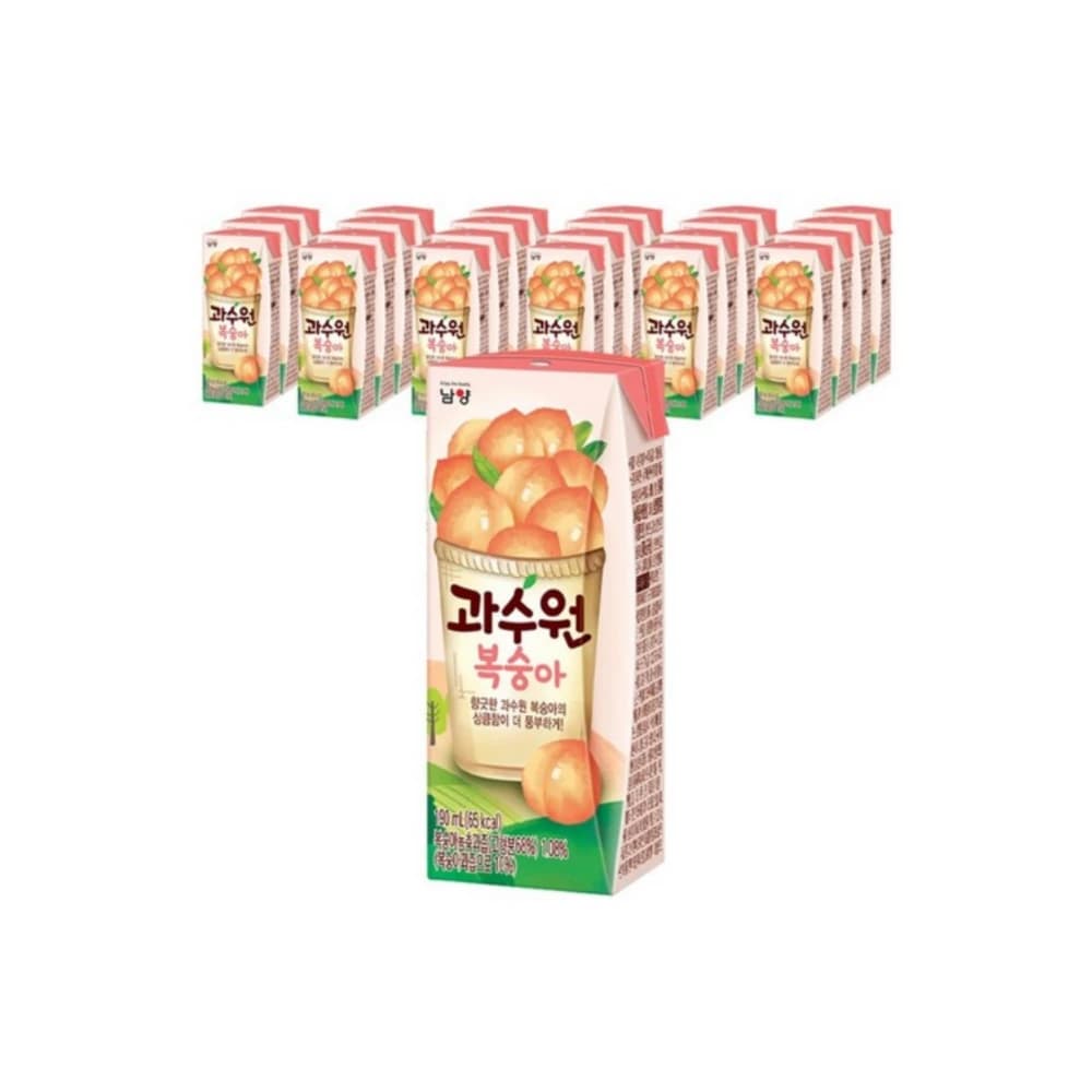 남양유업 과수원 복숭아 (190ml*24입) (업체별도 무료배송)