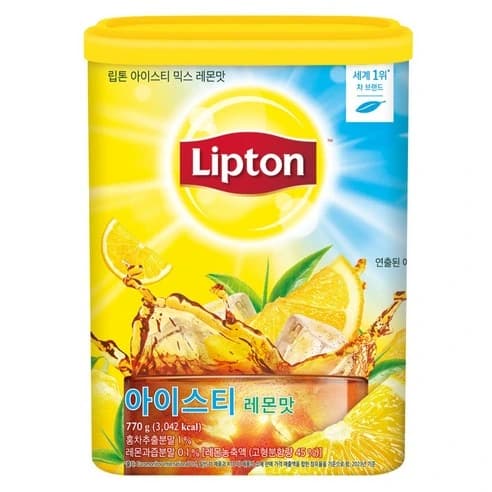 립톤 아이스티 레몬맛 770g (2개이상 구매가능) (업체별도 무료배송)
