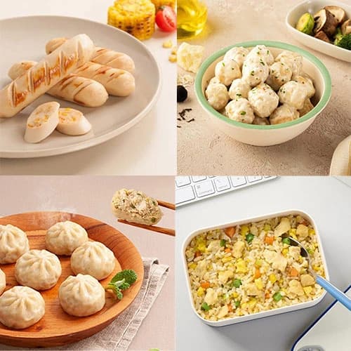 닭가슴살 4종 세트 치킨팝콘 옥수수소시지 두부볶음밥 닭가슴살 만두 5개