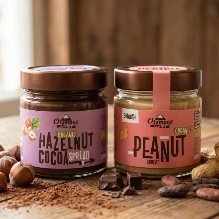 유기농 스프레드 2종 헤이즐넛 코코아/ 100% 피넛스프레드 스무스 200-220g