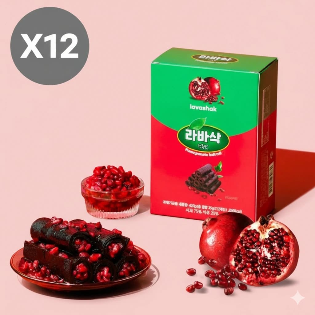 라바삭 석류&사과맛 젤리 35g 12입 2개 단위 구매 가능