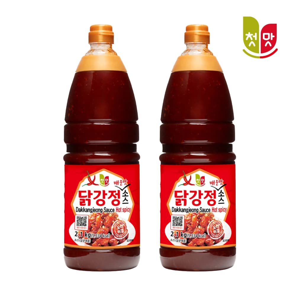 닭강정 매운맛 소스 2.1kg 외 다양 2개