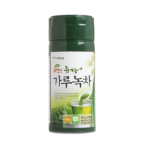 보성 유기농 가루녹차 50g x 2개 (업체별도 무료배송)