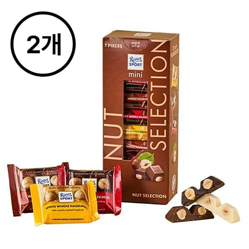 리터스포트 미니 넛트셀렉션 타워 초콜릿 7P 2개