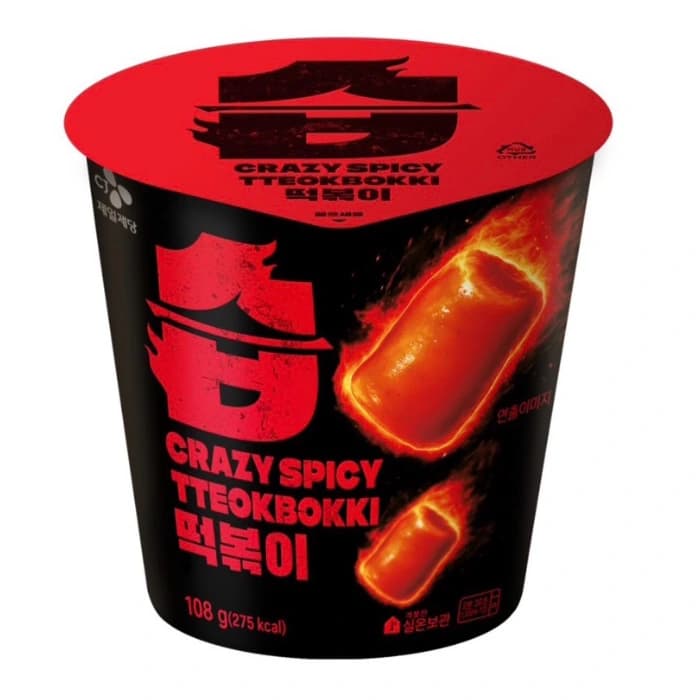 CJ 습 컵 떡볶이 108g 24개입 1박스