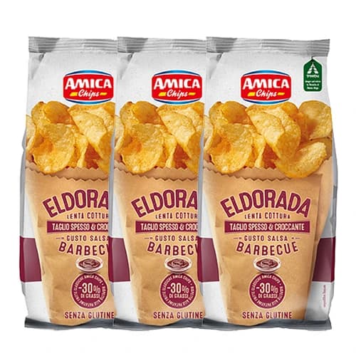 아미카 살사 바베큐 감자칩 130g x 3개 (업체별도 무료배송)