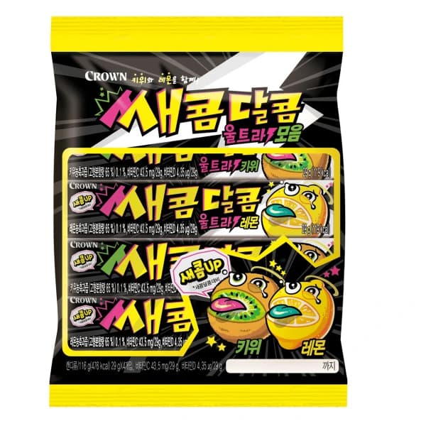 크라운 쌔콤달콤 울트라 모음 116g x 10개 (업체별도 무료배송)