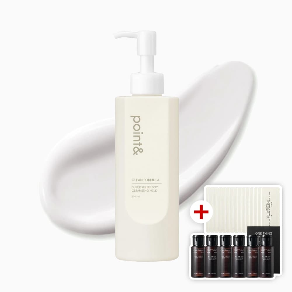 저자극 소이 클렌징밀크 230ml(세라마이드 사쉐2종 10개 + 포맨 2종키트 3개)(업체별도 무료배송)