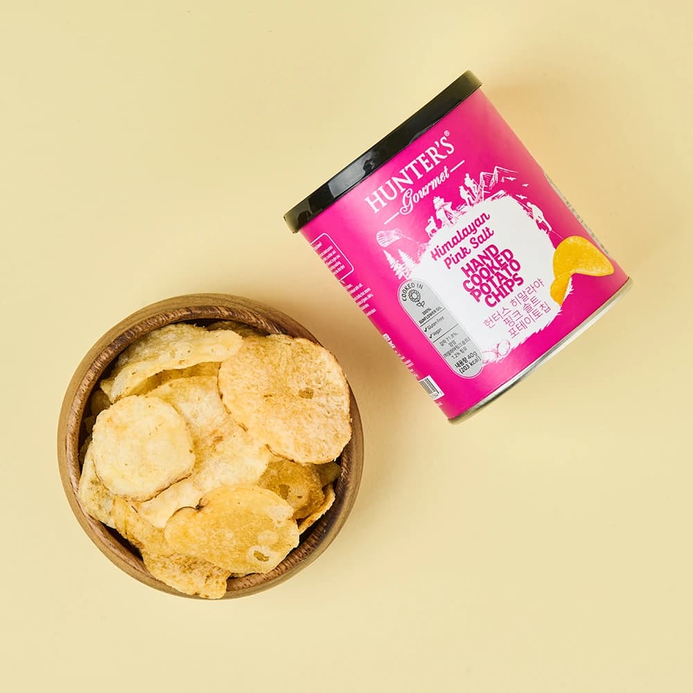 헌터스 히말라야 핑크 솔트 포테이토칩 40g (12개이상 구매가능) (업체별도 무료배송)