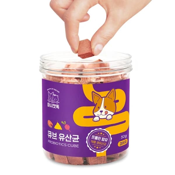 큐브 유산균 50g x 2개 (업체별도 무료배송)