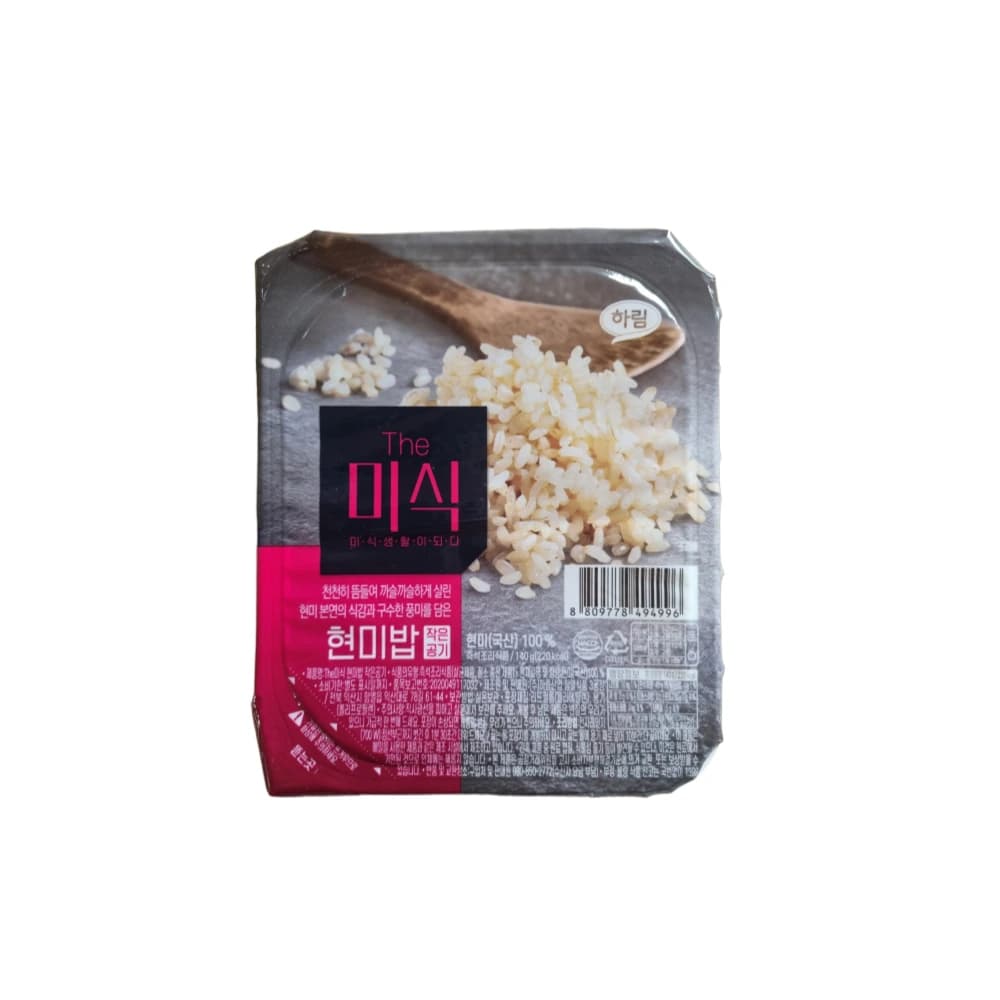 더미식 현미밥 작은공기 140g x 20개 (업체별도 무료배송)