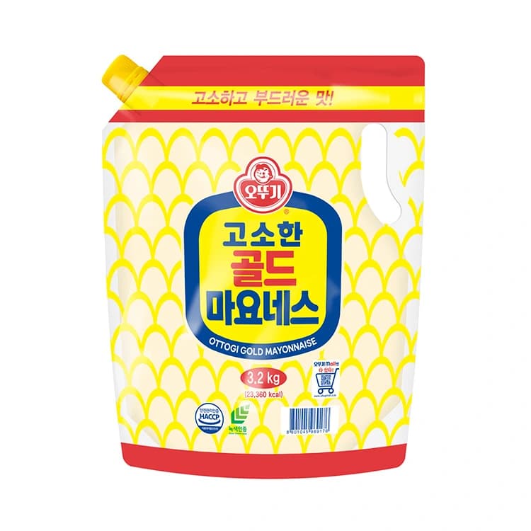골드마요네스(스파우트팩) 3.2Kg x 2개 (업체별도 무료배송)