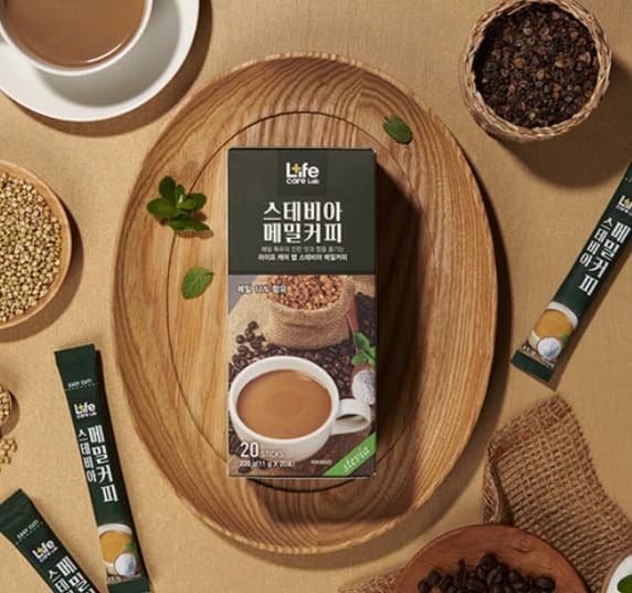 건우에프피 라이프케어랩 스테비아 메밀커피 20개