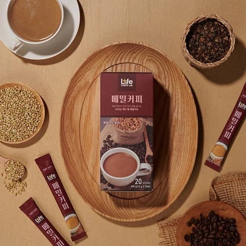 건우에프피 라이프케어랩 메밀커피 20T (업체별도 무료배송)