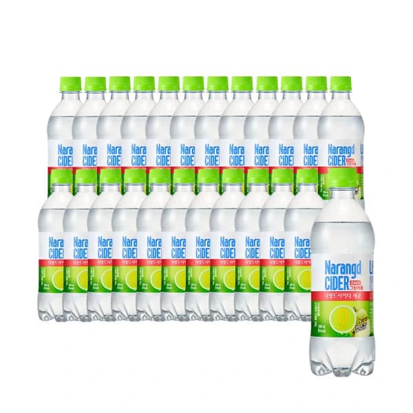 나랑드사이다 제로 그린애플 500ml 24개입