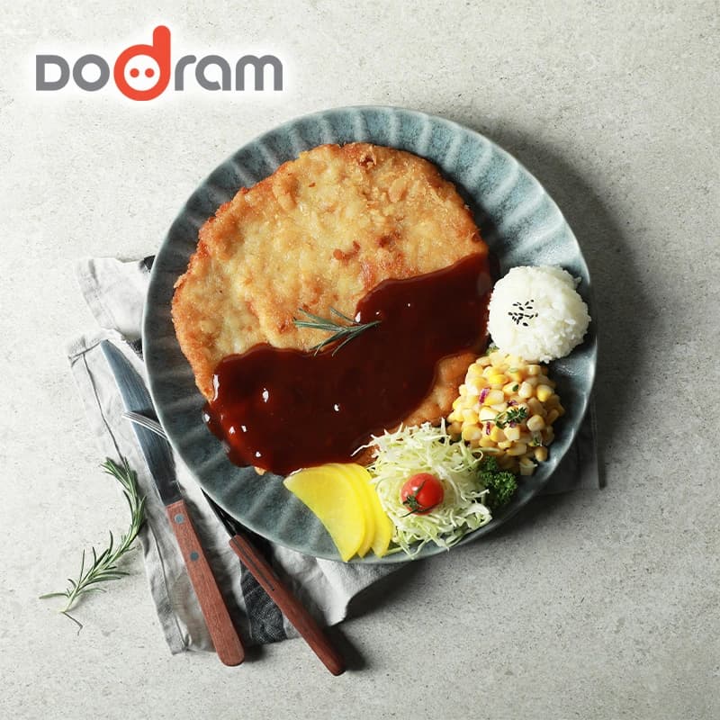 왕돈까스 1.32kg (330g*4개입) (냉동) (업체별도 무료배송)