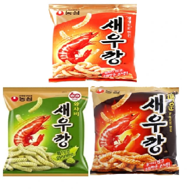 새우깡 3종  택1 (16개이상 구매가능) (업체별도 무료배송)