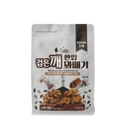 한입 검은깨 꽈배기 520g (업체별도 무료배송)